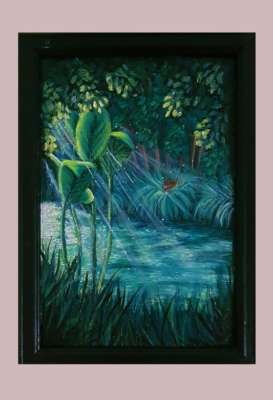 Vue sur l'étang